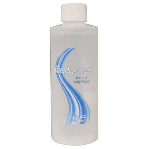 NEW WORLD IMPORTS FRESHSCENT SOAPS - Liquid Hand & Body Wash, 4 oz, 60/cs (Made in USA)  | Quantity - 1x CS
