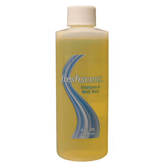 NEW WORLD IMPORTS FRESHSCENT SHAMPOOS & CONDITIONERSShampoo & Body Bath, 4 oz, 60/cs (Made in USA) | Quantity - 1x CS