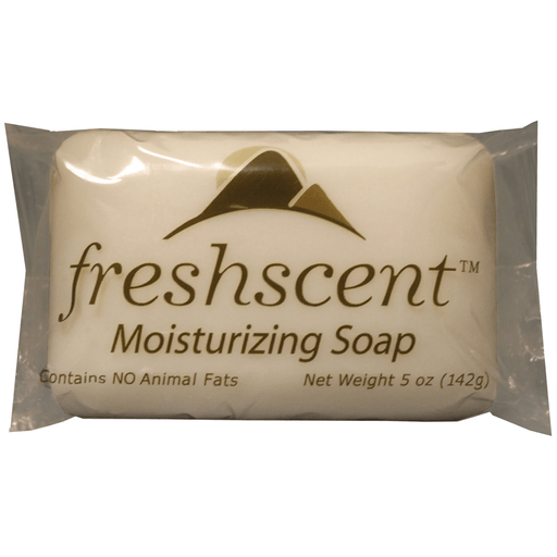 NEW WORLD IMPORTS FRESHSCENT SOAPS - Freshscent Moisturizing Soap, Vegetable Based, Individually Wrapped, 5 oz, 72/cs | Quantity - 1x CS