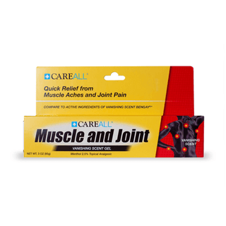 NEW WORLD IMPORTS CAREALL MUSCLE & JOINT GEL - Muscle & Joint Vanishing Scent Gel, Compared to the Active Ingredient in Vanishing Scent Bengay, 3 oz, 72/cs (Not Available for sale into Canada) | Quantity - 1x CS