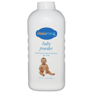 NEW WORLD IMPORTS FRESHSCENT POWDERS - Baby Powder, Talc-Free, Soothing Cornstarch Formula, 14 oz, 24/cs | Quantity - 1x CS