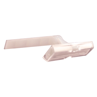 NEW WORLD IMPORTS RAZORSSingle Blade Razor, Stainless Steel, Clear Removable Safety Cap, One-Piece Clear Handle, Clear Head & Handle, 100/bx, 10bx/cs | Quantity - 1x CS