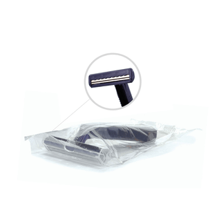 NEW WORLD IMPORTS RAZORSFreshscent Twin Blade Razor, Navy Handle, Disposable, Individually Bagged, Bulk, 144/cs | Quantity - 1x CS