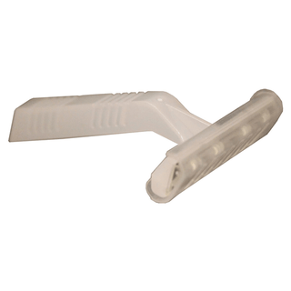 NEW WORLD IMPORTS RAZORS - Razor, Single Blade, Short Handle, Clear with Clear Cover, 2.625"L, 100/bx, 10 bx/cs | Quantity - 1x CS