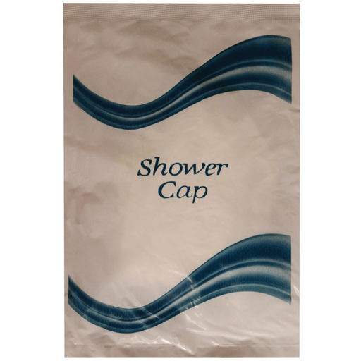 NEW WORLD IMPORTS SHOWER CAP - Shower Cap, 18", Individual Polybag, 500/bx | Quantity - 1x BX