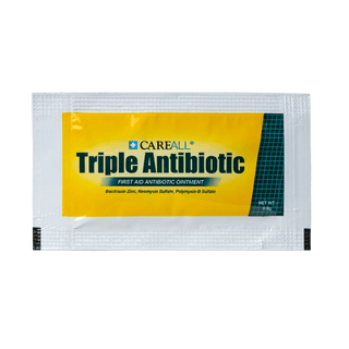 NEW WORLD IMPORTS CAREALL TRIPLE ANTIBIOTIC - Triple Antibiotic Ointment, Single-Use Packet, 0.9g, Compared to the Active Ingredients in Neosporin, 25/bx, 36 bx/cs (Not Available for sale into Canada) | Quantity - 1x CS
