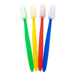 NEW WORLD IMPORTS TOOTHBRUSHESToothbrush with Cap, Multicolor, 250/cs | Quantity - 1x CS