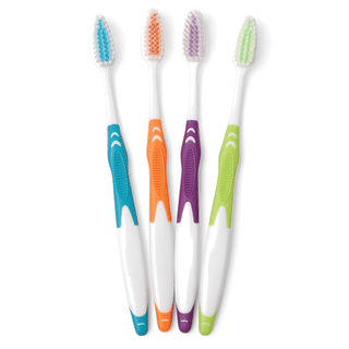 NEW WORLD IMPORTS TOOTHBRUSHESFreshmint Toothbrush, Adult, Rubber Handle, Nylon, 144/cs | Quantity - 1x CS