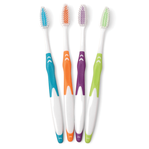 NEW WORLD IMPORTS TOOTHBRUSHESFreshmint Toothbrush, Adult, Rubber Handle, Nylon, 144/cs | Quantity - 1x CS
