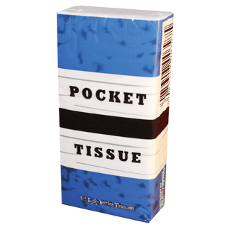 NEW WORLD IMPORTS POCKET TISSUE - Tissue, 2-Ply, 15 ct/pk, 10 pk/bg, 36 bg/cs | Quantity - 1x CS