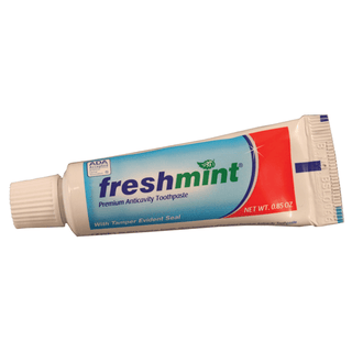 NEW WORLD IMPORTS FRESHMINT ADA APPROVED PREMIUM TOOTHPASTE - Freshmint Premium Anticavity Toothpaste, 0.28 oz, ADA Approved, 250/bx, 4 bx/cs (Not Available for sale into Canada) | Quantity - 1x CS