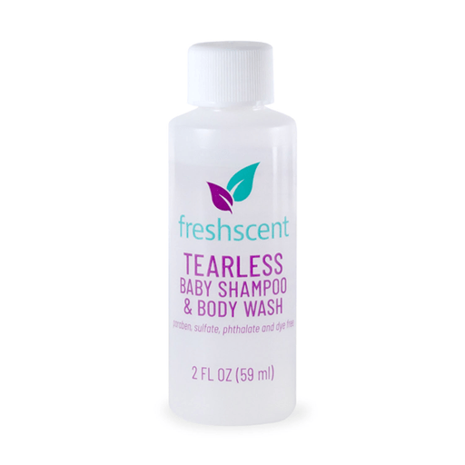 NEW WORLD IMPORTS FRESHSCENT SHAMPOOS & CONDITIONERSTearless Baby Shampoo & Body Wash, 2 oz, 96/cs (90 cs/plt) (Made in USA) | Quantity - 1x CS