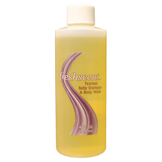 NEW WORLD IMPORTS FRESHSCENT SHAMPOOS & CONDITIONERSTearless Baby Shampoo & Body Wash, 4 oz, 60/cs (Made in USA) | Quantity - 1x CS