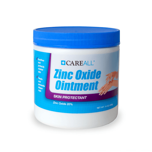 NEW WORLD IMPORTS CAREALL ZINC OXIDE CREAMZinc Oxide Ointment, 15 oz Jar, 12/cs | Quantity - 1x CS