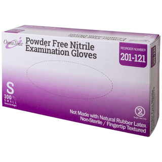 OMNI INTERNATIONAL OMNITRUST NITRILE POWDER FREE EXAMINATION GLOVEExam Glove, Nitrile, Small, Textured Fingers, Blue, Powder Free (PF), 100/bx, 10 bx/cs (See additional pricing for drop ship orders less than 1,000 cs) | Quantity - 1x CS