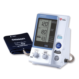 OMRON INTELLISENSE DIGITAL BLOOD PRESSURE MONITOR - Digital Blood Pressure (BP) Monitor, Includes: X-Large, Large, Medium & Small Cuff & Bladder Set, 1.0m Air Tube, AC Adapter & Battery Pack (US Only) | Quantity - 1x EA