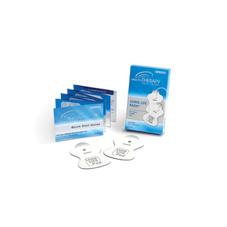 OMRON electroTHERAPY PAIN RELIEF SYSTEM - Accessories: Long-Life Pads, No Mess, Self-Adhesive, Pre-Gelled (One person use only), 2 pkg, 48/cs (US Only) | Quantity - 1x CS