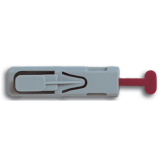 OWEN MUMFORD UNISTIK SINGLE-USE CAPILLARY BLOOD SAMPLING DEVICES - Lancet, Super/ High Flow, 18G, 1.8mm Penetration Depth, Burgundy, 100/bx (US & Canada Only) | Quantity - 1x BX