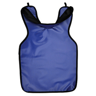 PALMERO PROTECTALL X-RAY APRONS - Protectall X-Ray Apron, Adult w/Collar, Lead-lined, .3MM Thickness. 22- x 25-, Blue (US SALES ONLY) | Quantity - 1x EA