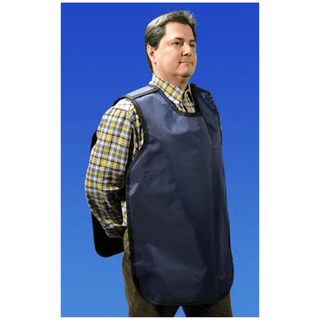 PALMERO PANO DUAL X-RAY APRONX-Ray Apron, Adult w/out Collar, Lead-lined, .3MM Thickness. 22- x 26-, Blue (US SALES ONLY) | Quantity - 1x EA