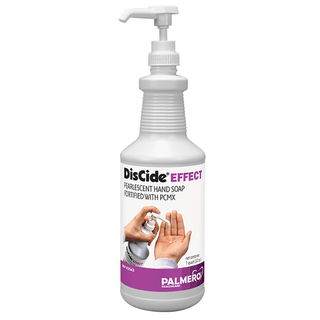 PALMERO DISCIDE EFFECT PROFESSIONAL HAND ASEPSIS SOAPDiscide Effect Quart Bottle Pump Dispenser, 12/cs (US SALES ONLY) | Quantity - 1x CS