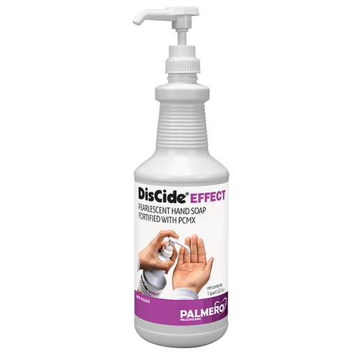 PALMERO DISCIDE EFFECT PROFESSIONAL HAND ASEPSIS SOAPDiscide Effect Quart Bottle Pump Dispenser, 12/cs (US SALES ONLY) | Quantity - 1x CS