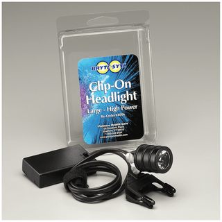 PALMERO BRYTE-SYTE CLIP-ON HEADLIGHT - Clip-On Headlight, Includes One Set AAA Batteries (US SALES ONLY) | Quantity - 1x EA