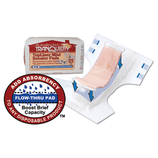 PRINCIPLE BUSINESS TRANQUILITY TOPLINER BOOSTER PAD - Mini Booster Pad, 10" x 2", 5.7 fl oz Capacity, 25/pk, 8 pk/cs (US Only) | Quantity - 1x CS