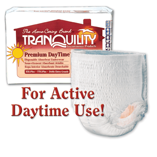 PRINCIPLE BUSINESS TRANQUILITY PREMIUM DAYTIME DISPOSABLE ABSORBENT UNDERWEAR - Underwear, Disposable, Absorbent 12/pk, 4pk/cs (US Only) | Quantity - 1x CS