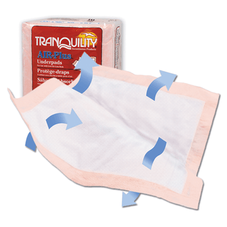 PRINCIPLE BUSINESS TRANQUILITY AIR-PLUS UNDERPADS - Underpad, 30" x 36", 34.0 fl oz Capacity, 10/pk, 4 pk/cs  | Quantity - 1x CS