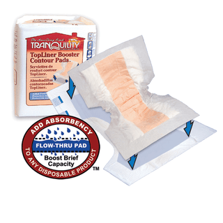 PRINCIPLE BUSINESS TRANQUILITY TOPLINER BOOSTER CONTOUR - Booster Contour, 21" x 13", 13.6 fl oz Capacity, 12/pk, 10 pk/cs (28 cs/plt) (US Only) | Quantity - 1x CS