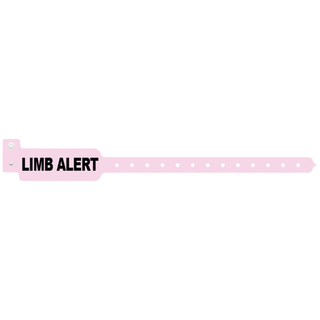 MEDICAL ID SOLUTIONS TRI-LAMINATE ALERT WRISTBANDS - Wristband, Adult/ Pediatric, Tri-Laminate, DNR, Blue, 500/bx | Quantity - 1x BX