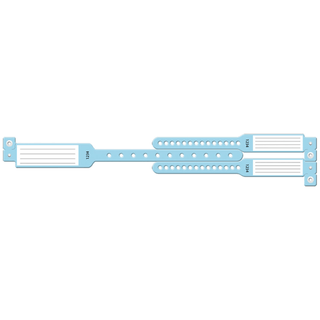 MEDICAL ID SOLUTIONS MOTHER-BABY WRISTBAND SETS - Wristband Set, 2-Part, Mother-Baby Set, Insert, Clear, 150/bx | Quantity - 1x BX