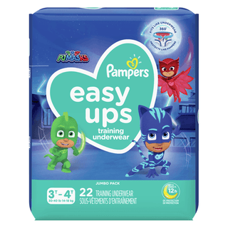 P&G DISTRUBUTING PAMPERS EASY UPS - Pampers Easy Ups Training Underwear, Pull On, Boys, Size 5, 3T-4T, 22/pk, 4pk/cs | Quantity - 1x CS