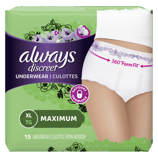 P&G DISTRIBUTING ALWAYS DISCREET - Always Discreet Pads, XL Maximum, 1X, 15/pk, 3 pk/cs | Quantity - 1x CS