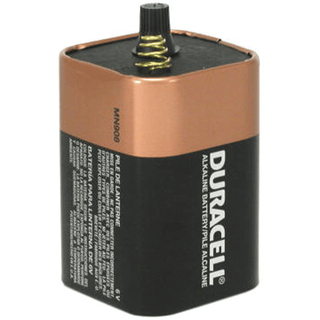 DURACELL ALKALINE BATTERY - Battery, Alkaline, 6V, Spring Top, 6/cs (UPC# 09006) (Products are not for Private Household Markets; Products cannot be sold on Amazon.com or any other 3rd party site) | Quantity - 1x CS