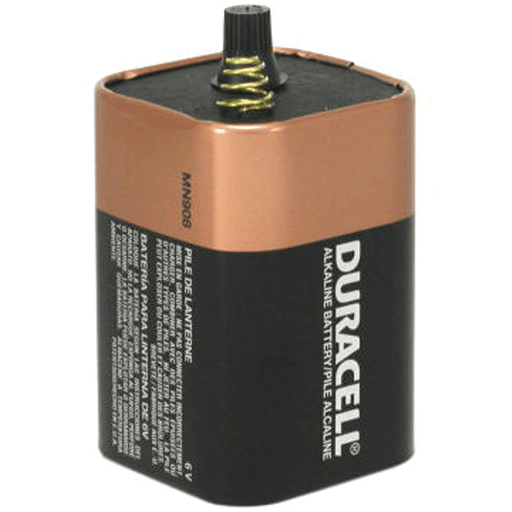 DURACELL ALKALINE BATTERY - Battery, Alkaline, 6V, Spring Top, 6/cs (UPC# 09006) (Products are not for Private Household Markets; Products cannot be sold on Amazon.com or any other 3rd party site) (To Be DISCONTINUED) | Quantity - 1x CS