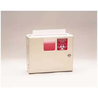 PLASTI WALL MOUNTED SHARPS DISPOSAL SYSTEM - Container, 5.4 Qt, Red, 10/bx, 2 bx/cs (Item is on allocation. Supplie may be limited or there may be longer than normal lead times) | Quantity - 1x CS