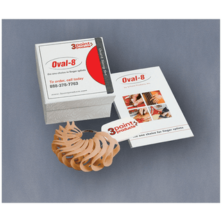 3 POINT PRODUCTS OVAL-8 FINGER SPLINTS - Oval-8 Sizing Set Includes: (1) ea of Size 2 to 15 (080768) (Not to be sold on any third party online store or site, such as Amazon, Walmart, etc) | Quantity - 1x EA