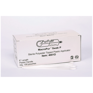 AMD MEDICOM SOLON POLYESTER-TIPPED SWAB - Plastic Shaft Collection Swab, 6"L, Sterile, 1/pch, 100 pch/bx, 10 bx/cs | Quantity - 1x CS
