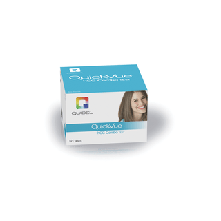 QUIDEL QUICKVUE ONE-STEP HCG COMBO TESThCG-Combo, CLIA Waived, 50 tests/kit (Minimum Expiry Lead is 90 days) (Continental US Onlyincluding Alaska & Hawaii) | Quantity - 1x KT