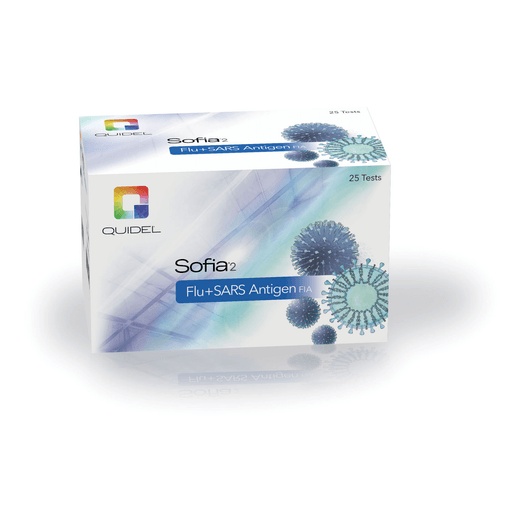 QUIDEL SOFIA INFLUENZA KITSSofia 2 Flu A/B + SARS CoV-2 Antigen Nasal Swab, 25 tests/kit (40 kt/plt) (Short-Dated, Minimum Expiry Lead is 90 Days) (Continental US Onlyincluding Alaska & Hawaii) | Quantity - 1x KT
