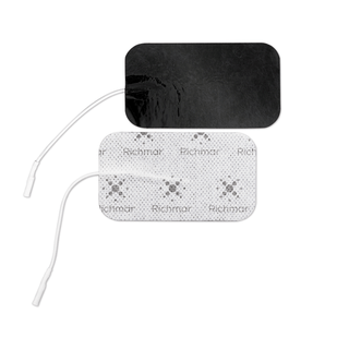 RICHMAR MULTISTIM ELECTRODES - MultiStim Electrodes, 5cm x 9cm (2 x 3.5), Rectangle, Cloth,  4/pk, 10 pk/bg, 1 bg/cs   | Quantity - 1x CS