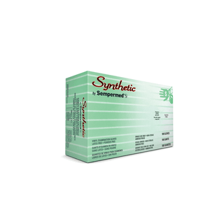 HARPS USA SYNTHETIC GLOVE - Exam Glove, Vinyl, Smooth, Large, Powder Free (PF), Beaded Cuff, Ambidextrous, 100/bx, 10 bx/cs (70 cs/plt) | Quantity - 1x CS