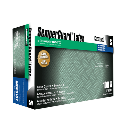 HARPS USA SEMPERGUARD LATEX POWDERED GLOVE - Glove, Industrial Latex, Powdered, Large, Non-Sterile,100/bx, 10 bx/cs (Not for Medical Use) | Quantity - 1x CS