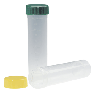 SIMPORT 50ML SAMPLE TUBES - Sample Tube, 30mm x 115mm, Sterile, Green Cap, 25/bg, 20 bg/cs | Quantity - 1x CS