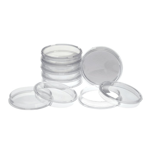 SIMPORT PETRI DISH - Petri Dish & Pads, 9 x 50mm, Frosted Top Permits Labeling, 20/slv, 25 slv/cs | Quantity - 1x CS