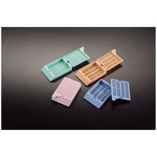 SIMPORT UNISETTE TISSUE CASSETTE W/LID - Embedding Cassette & Lid, Yellow, 500/bx, 3 bx/cs | Quantity - 1x CS