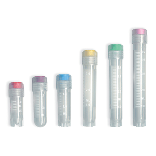 SIMPORT CRYOVIAL VIALS - Vial, Lip Seal, External Thread, 2mL Volume, Round Bottom, 100/bg, 10 bg/cs | Quantity - 1x CS