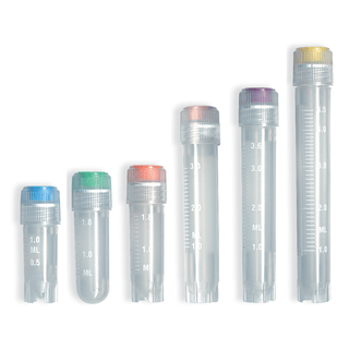 SIMPORT CRYOVIAL VIALS - Vial, Lip Seal, External Thread, 2mL Volume, Round Bottom, 100/bg, 10 bg/cs | Quantity - 1x CS